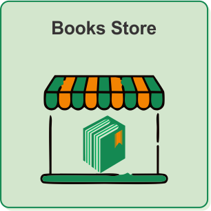Book shop icon